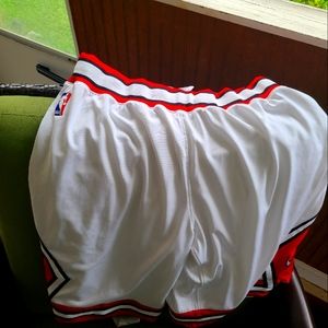Authentic,Team Issued Chicago Bulls Adidas Shorts